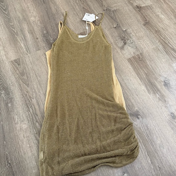 Asta resort Lily gold metallic mesh slip dress - Picture 8 of 8